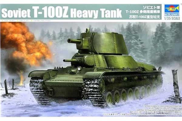 Т-100Z советский тяжелый танк (Trumpeter 09591) 1/35