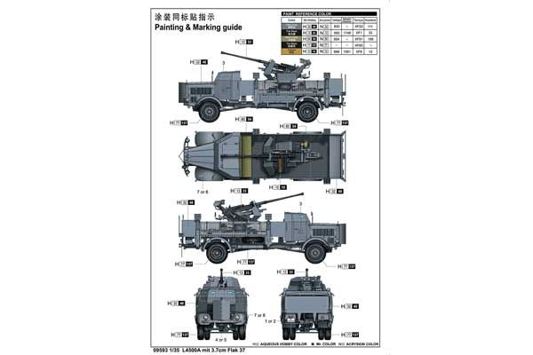 L4500A mit 3.7cm Flak 37 (Trumpeter 09593) 1/35