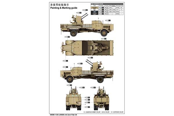 L4500A mit 2cm Flak 38 (Trumpeter 09596) 1/35