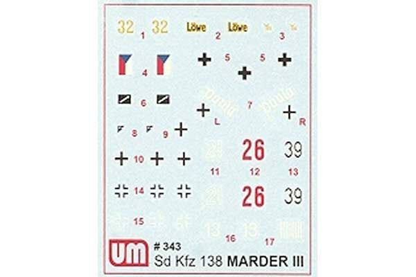 Sd.Kfz.138 Marder III (UNIMODELS 343) 1/72
