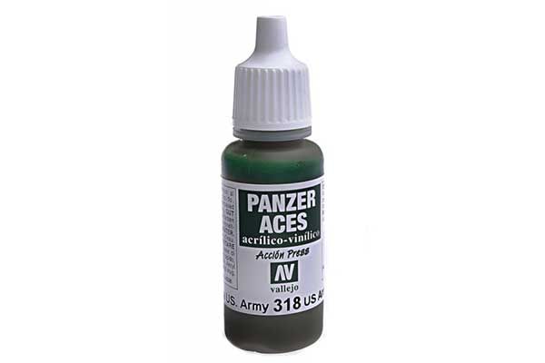 Краска акриловая "Panzer Aces" танковый экипаж армии США Vallejo 70318