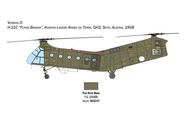 H-21C Flying Banana GunShip (ITALERI 2774) 1/48
