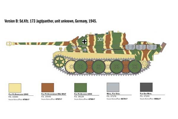 Sd.Kfz.173 JAGDPANTHER (ITALERI 6564) 1/35