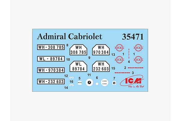 Admiral Cabriolet (ICM 35471) 1/35