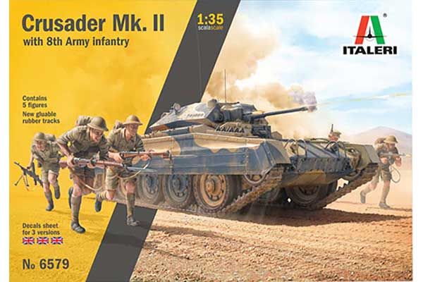 Crusader Mk. II с пехотой 8-й армии (ITALERI 6579) 1/35 Crusader Mk. II с пехотой 8-й армии (ITALERI 6579) 1/35