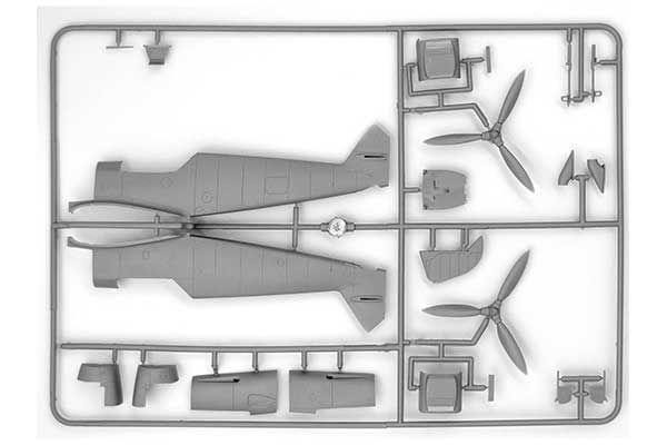 Bf 109F-4 з німецьким наземним персоналом (ICM 48805) 1/48