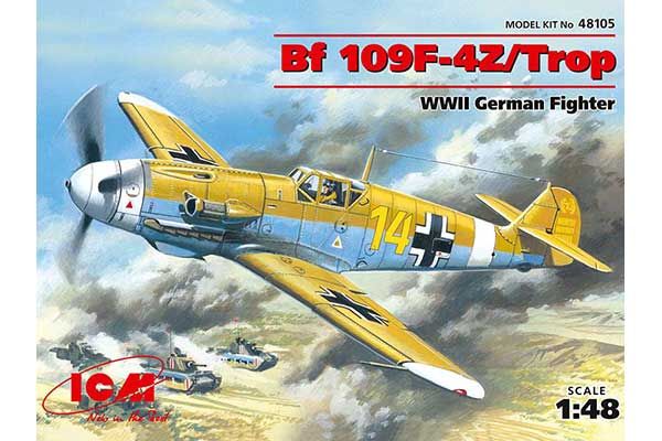 Bf 109F-4Z/Trop (ICM 48105) 1/48