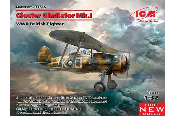 Gloster Gladiator Mk.I (ICM 32040) 1/32