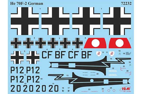 He 70F-2 (ICM72232) 1/72