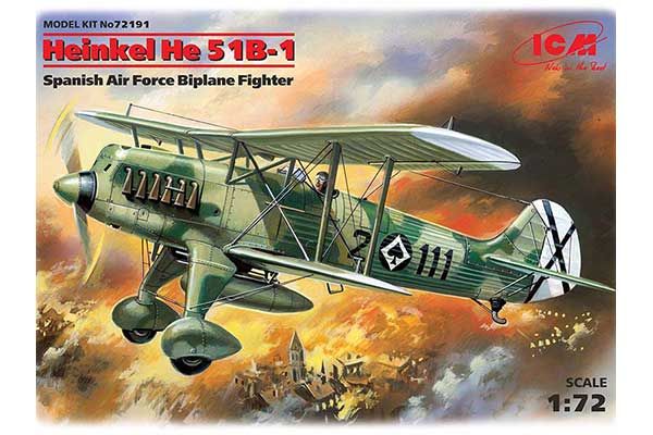 Heinkel He 51B-1 (ICM 72191) 1/72 Heinkel He 51B-1 (ICM 72191) 1/72