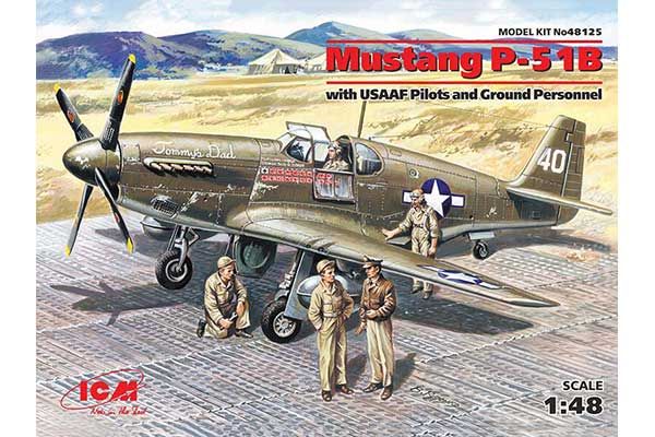 Mustang P-51B (ICM 48125) 1/48