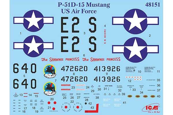 Mustang P-51D-15 (ICM 48151) 1/48