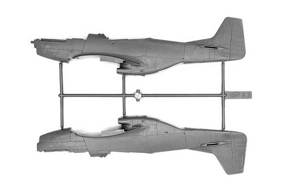 Mustang P-51D з пілотами і техніками США (ICM 48153) 1/48