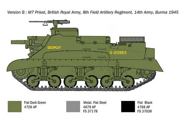 M7 Priest (ITALERI 6580) 1/35