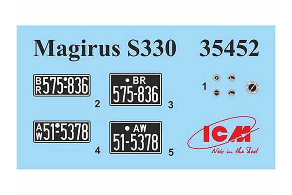 Magirus S330 (ICM 35452) 1/35