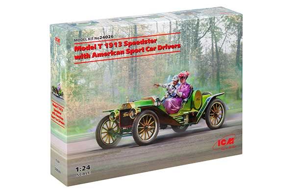 Model T 1913 Speedster з американськими автоспортсменами (ICM 24026) 1/24