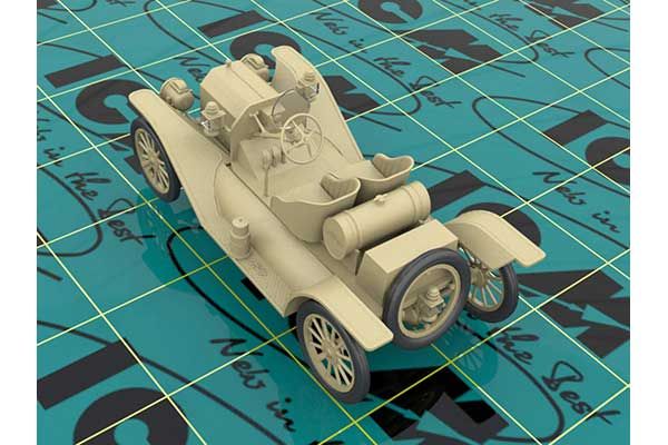 Model T 1913 Speedster з американськими автоспортсменами (ICM 24026) 1/24