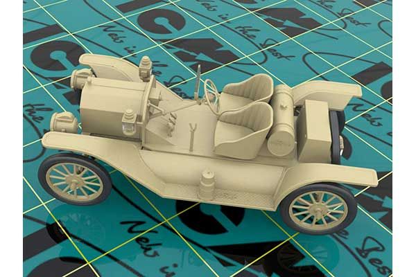 Model T 1913 Speedster з американськими автоспортсменами (ICM 24026) 1/24