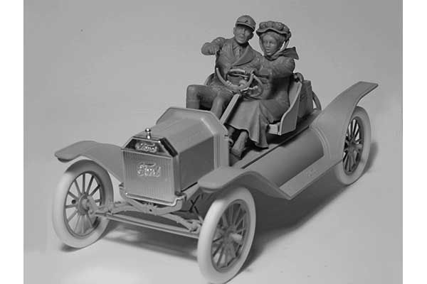 Model T 1913 Speedster з американськими автоспортсменами (ICM 24026) 1/24