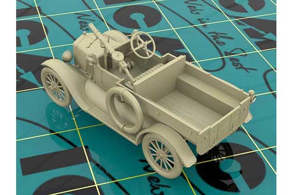 Model T 1917 LCP з кулеметом Vickers (ICM 35607) 1/35