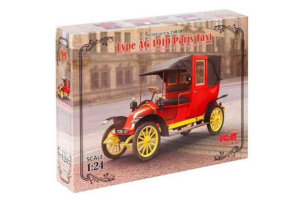 Паризьке таксі Тип AG 1910 р (ICM 24030) 1/24