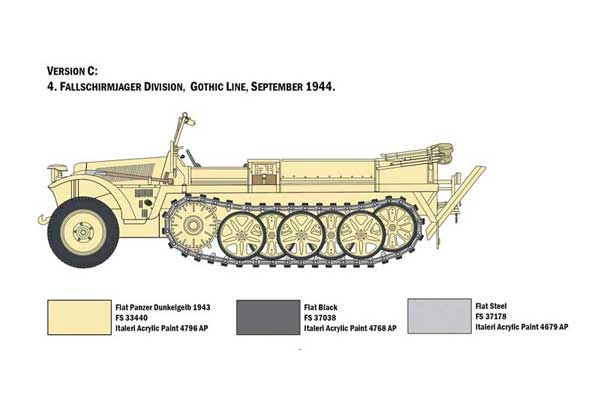 Sd.Kfz. 10 DEMAG D7 (ITALERI 6561) 1/35