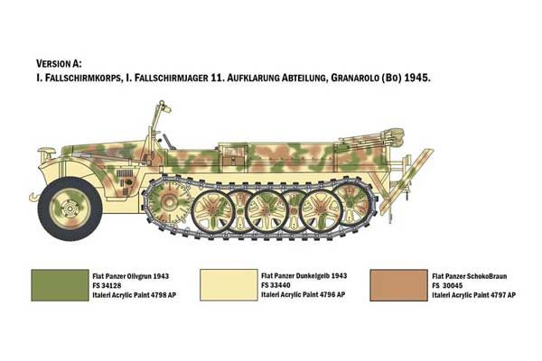 Sd.Kfz. 10 DEMAG D7 (ITALERI 6561) 1/35