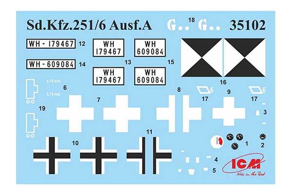 Sd.Kfz.251/6 Ausf.A (ICM 35102) 1/35