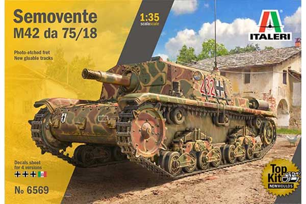 SEMOVENTE M42 da 75/18 (ITALERI 6569) 1/35 SEMOVENTE M42 da 75/18 (ITALERI 6569) 1/35