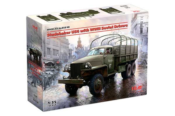 Studebaker US6 с советскими водителями II МВ (ICM35510) 1/35