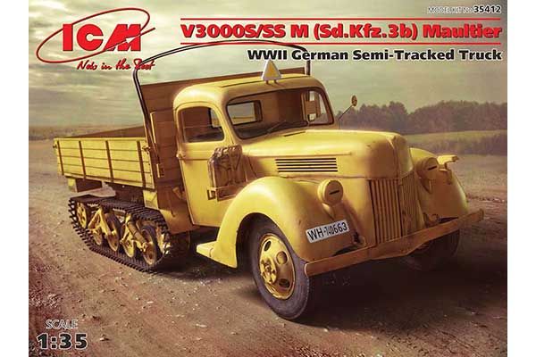 V3000S/SS M (Sd.Kfz.3b) Maultier (ICM 35412) 1/35 V3000S/SS M (Sd.Kfz.3b) Maultier (ICM 35412) 1/35