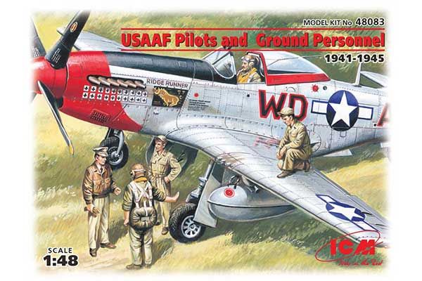 Американские пилоты и техники (1941-1945) (ICM 48083) 1/48