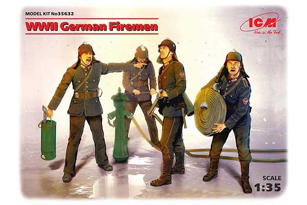 Германские пожарные 2МВ (ICM 35632) 1/35