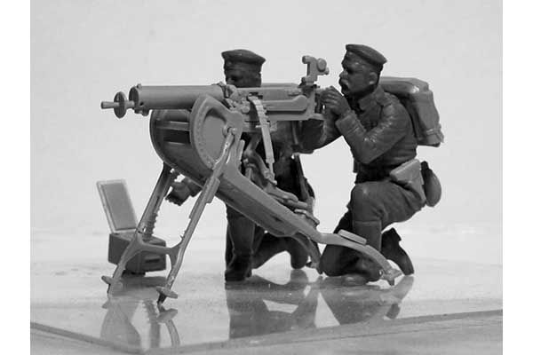 Германский пулеметный расчет MG08 IМВ (ICM 35711) 1/35