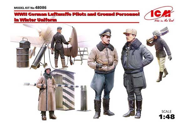 Пилоты и техники ВВС Германии 2MB (зимний вариант) (ICM 48086) 1/48