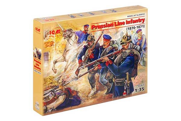 Прусська лінійна піхота 1870-1871 рр (ICM 35012) 1/35