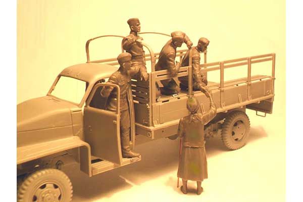 Советская мотопехота (1943-1945) (ICM 35635) 1/35
