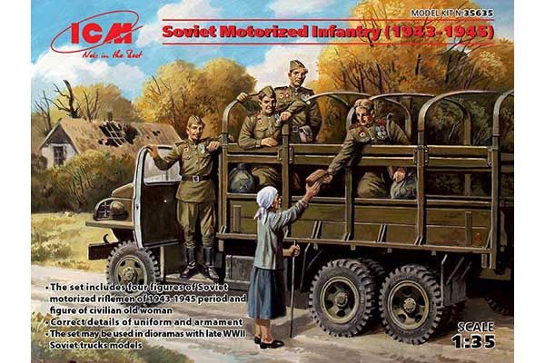 Советская мотопехота (1943-1945) (ICM 35635) 1/35