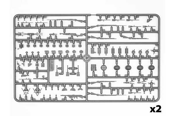 Оружие и снаряжение пехоты Франции 1 Мировой войны (ICM 35681) 1/35